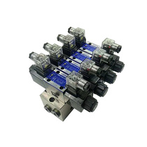 YUKEN Yuci oil research valve group Hydraulic station valve block oil circuit block assembly Hydraulic pumping station solenoid valve group assembly