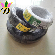 Easy to buckle Brand 2 3MM coated tie line 0 6MM iron core (black and white) galvanized iron wire strapping rope