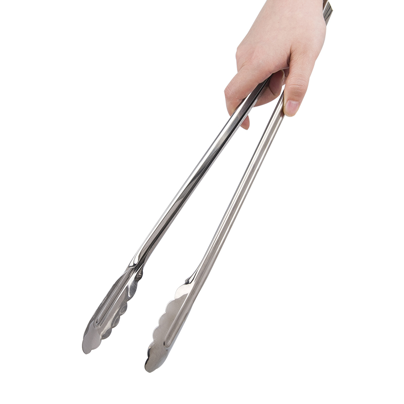 japan imported echo stainless steel barbecue clip lengthened anti-scalding steak clip toasted bread steak clip cooking tools