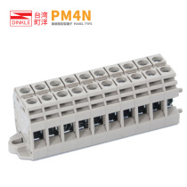 Machiyo Panel Mounting Terminal 4 Square Terminal Block Mini Terminal Block Terminal Block Terminal Block 10 PM4N-10P