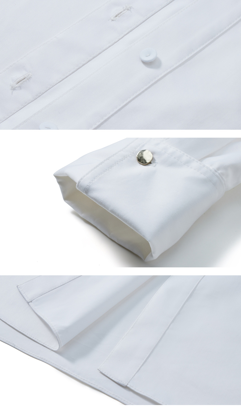 【抗皱设计】玛丝菲尔2022年春季新款白色设计感小众衬衫女衬衣