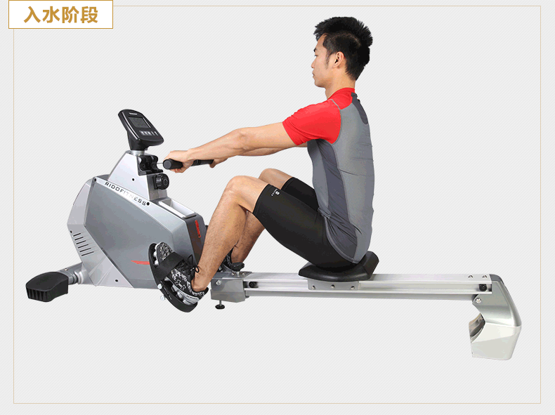 力动划船器家用磁控折叠划船机室内静音健身器材w7全国