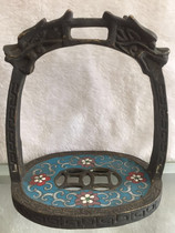 Cloisonne Mongolian traditional stirrup