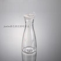 Bar acrylic juice pot plastic anti-drop cool water bottle PC wine tie pot acrylic wine dispenser jug