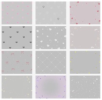 281 Pattern Filter mirror mix lap 2 photo frame border-free PNG Stick Map Background Butterfly Knot Design Material Watermark