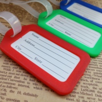 Travel plate boarding boarding boarding board baggage label label advertising luggage plastic slug check-in logo