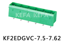 Plug-in PCB terminal block KF2EDGVC RC-7 62mm(2-12P) sealing pin connector environmental protection