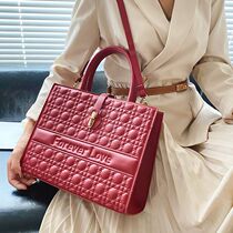 Red Bridal Bag Package Women Bag 2022 New Tide Fashion Net Red Bag Single Shoulder Inclined Satchel Large Capacity Wedding Bag