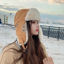 Lei Feng hat female winter thickening northeast outdoor cold hat cycling cold plush ear protection children Korean tide