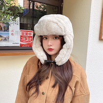 Hat mens tide Korean version of warm outdoor cold Lei Feng hat male base northeast thick plus velvet women winter cycling