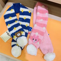 Country now new 30% off Japan mikihouse hb bear rabbit warm scarf 73-7701-452