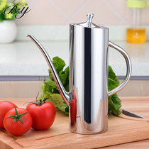 BY 304 stainless steel oil pot Oil spill control oil pot dustproof oil bottle with lid Edible oil bottle Kitchen supplies