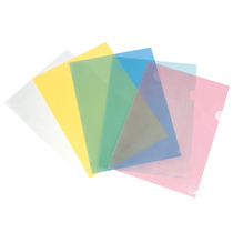 Document protective cover A4 transparent document bag two-page bag E310 single-page document bag L-shaped opening file