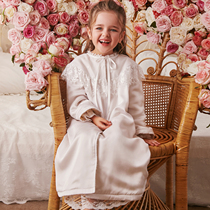 Rosetree Girl Sleeping Robes Children Fall Long Sleeve Girl Flannel Sleepwear Baby Winter Thickened Coral Suede