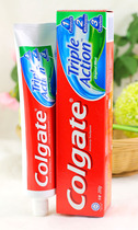 Imported Hong Kong version of Colgate Colgate Triple effect toothpaste 200g anti-moth white and fresh special batch