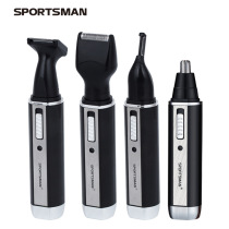 SPORTSMAN electric nose hair trimmer mens mini razor four-in-one Multi-Function set for sideburns and eyebrows