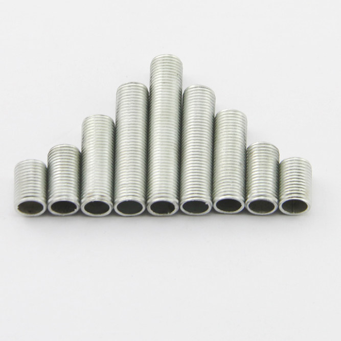 灯饰配件 m10牙管全牙空心牙杆接管 灯具灯头连接 螺纹牙管 牙杆