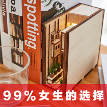 iQ MAX Diagon Alley book stand Street book stand Japanese desk Bookshelf Alley ornament Hogwarts Book stand