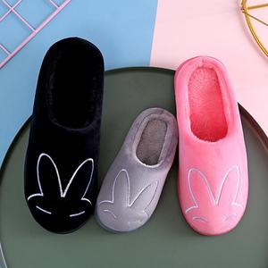儿童棉拖鞋冬季 卡通毛毛2018新款宝宝室内保暖拖鞋 小孩男童女童