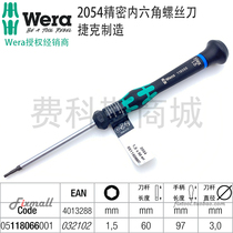 Wera Vera 2054 1 5*60mm Kraftform Hex precision internal hex screwdriver