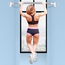 Bedroom curtain rod telescopic rod living room non-perforated drying rack toilet clothes shower rod shower curtain rod lifting strut