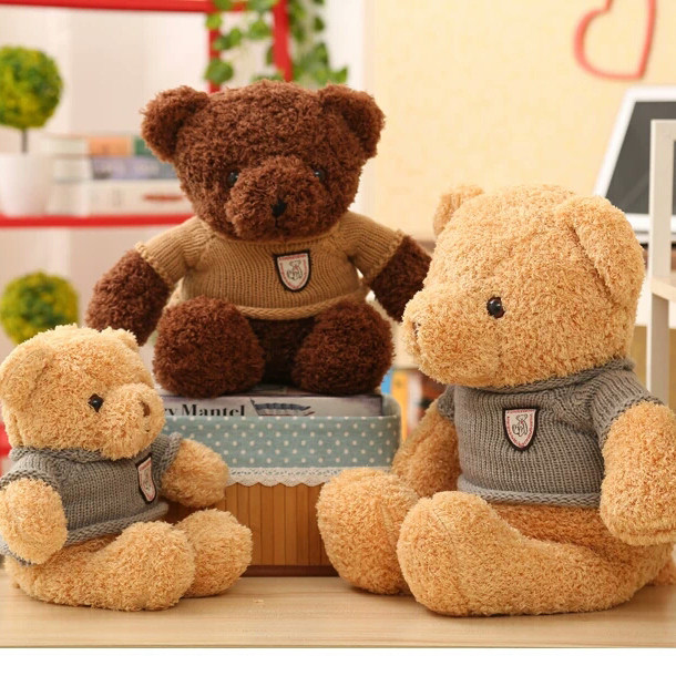 泰迪熊小熊公仔毛绒玩具熊抱抱熊布娃娃女生婚庆生日礼物送女友_7折