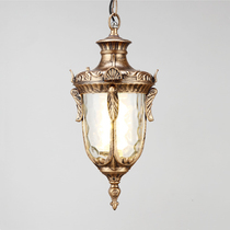 American country modern European style outdoor waterproof chandelier balcony living room courtyard grape Rack chain chandelier