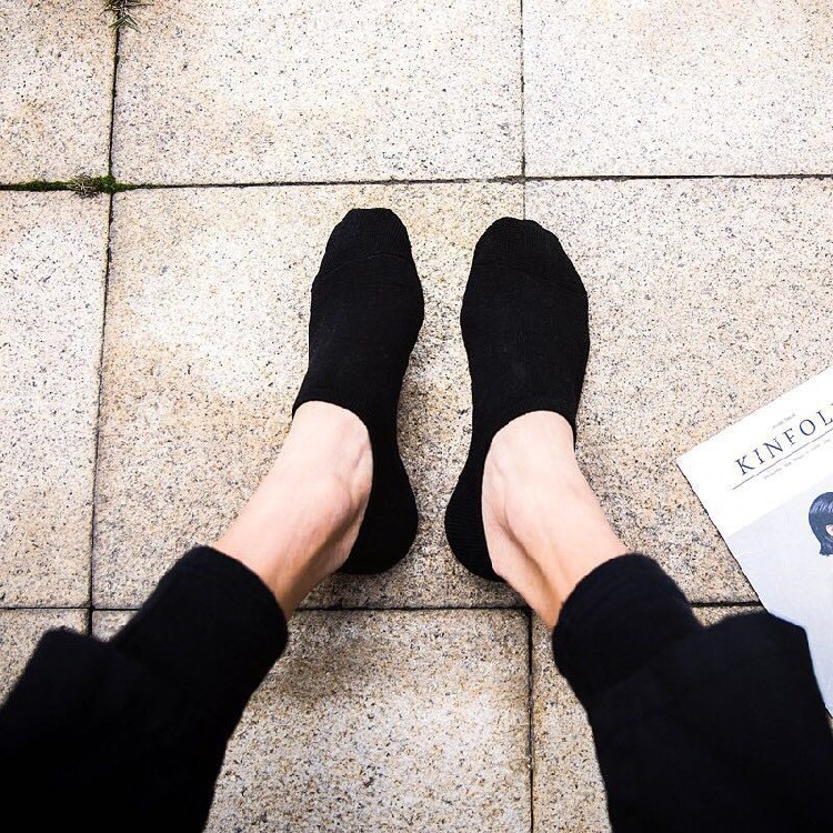 沫梵先生socks春夏新款白袜控全棉毛巾底隐形男士船袜 日系小清新
