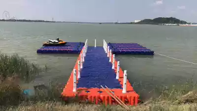 Floating float Wharf scenic area water floating platform yacht marina fishing platform Water plastic platform