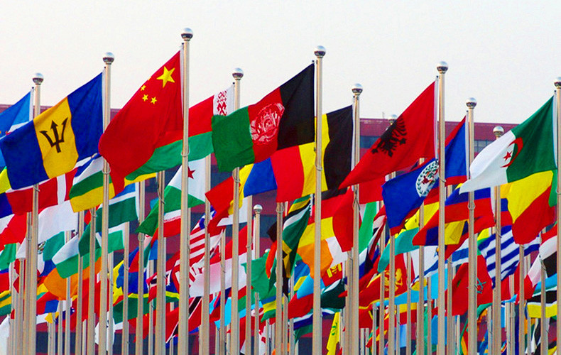 3号美国国旗定做旗帜 世界各国国旗 外国旗帜 厚款万国旗_7折现价35元