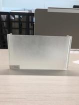 Ultra-white U-shaped sandblasted glass Frosted glass tempered sandblasted glass Curtain wall sandblasting glass Ultra-white U-shaped tempered