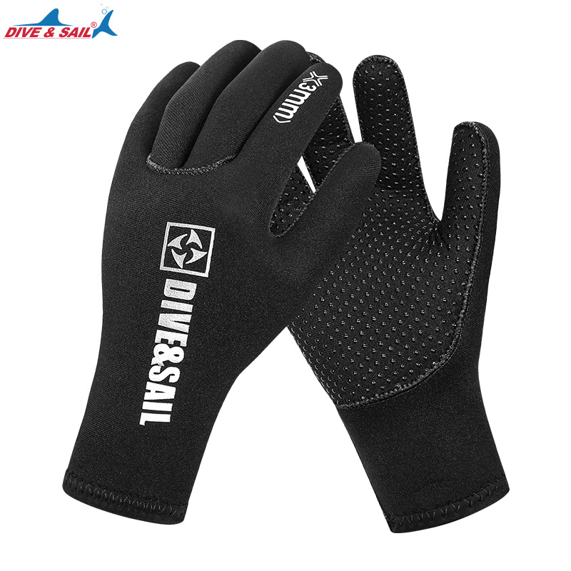 DIVESAIL DIVING GLOVES MALE 3mm PROFESSIONAL ANTI-CUT STAB-PROOF CATCH FISH SPECIAL SURFING SNORKELING KIT THIN