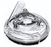 100 Angle Grinder Vacuum Polishing Cover Transparent Protective Cover Concrete Polishing Dust Cover Floor Dust-Free Dust Cover