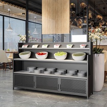 Hot pot restaurant seasoning table seasoning table string incense dipping sauce sauce table commercial restaurant self-service fruit counter small material table