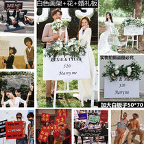 Location photo props Sen department ins travel street clap hand-held board Photography drawing board exhibition rack set decoration Champagne bottle cup