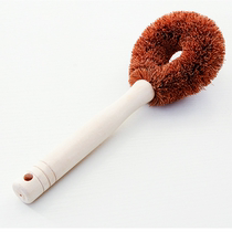 Coconut Palm Wash Pan Brush Non-stick Oil Pan Brush Kitchen With Brush Cleaning Brush Long Handle Clean Wash Pan Bowl God