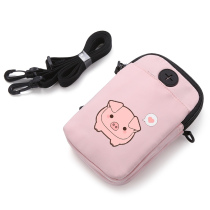 Cartoon cute pig shoulder bag Tide brand hip hop bag crossbody small bag casual mini mobile phone bag trampoline bag
