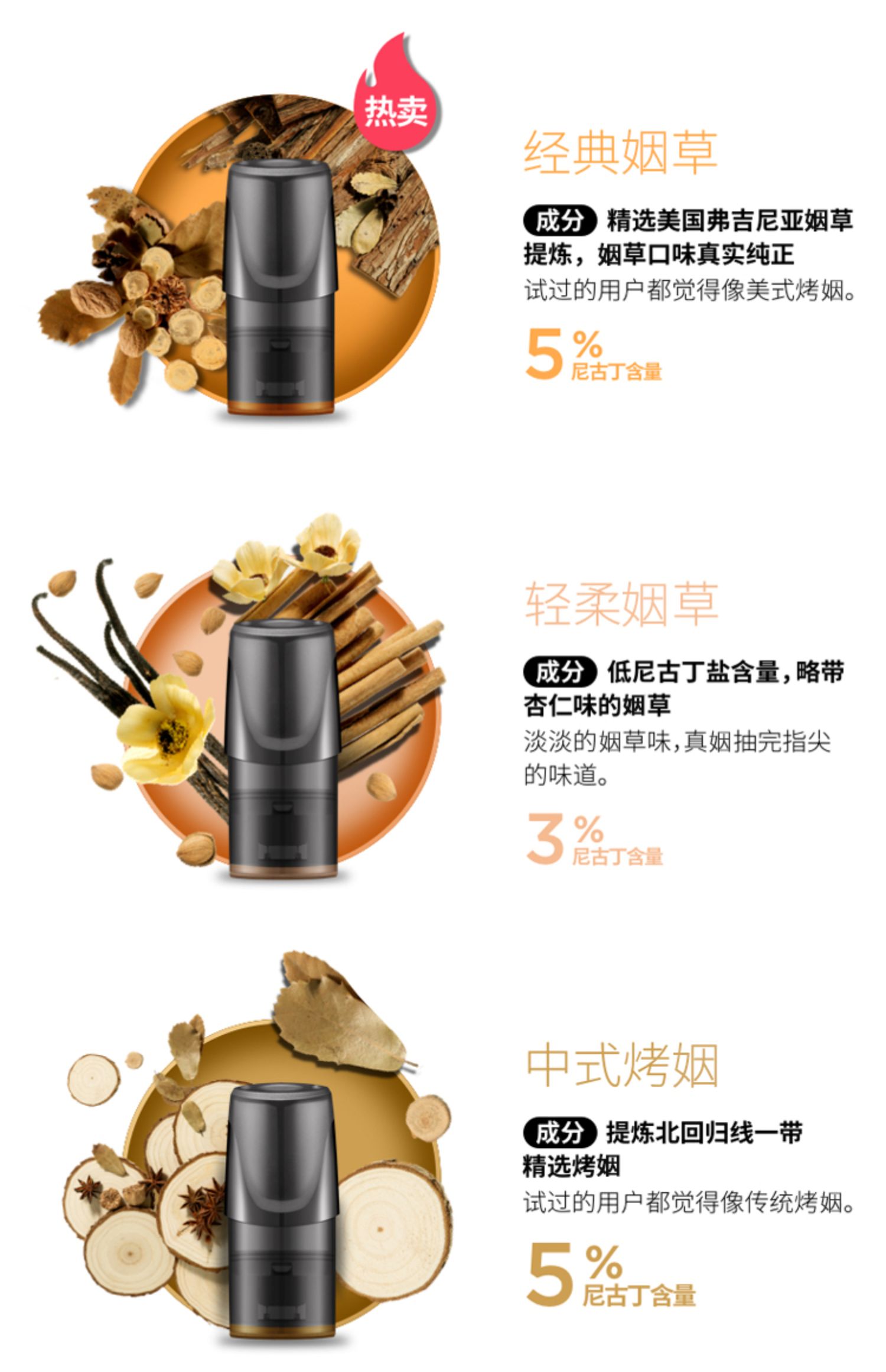 relx悦刻烟弹电子烟姻弹relax悦刻客克rexl锐刻客克烟弹水果味_婷婷