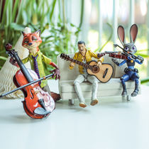 zakka home furnishings Mini classical guitar violin musical instrument model gift gifts for boyfriend and girlfriend jewelry