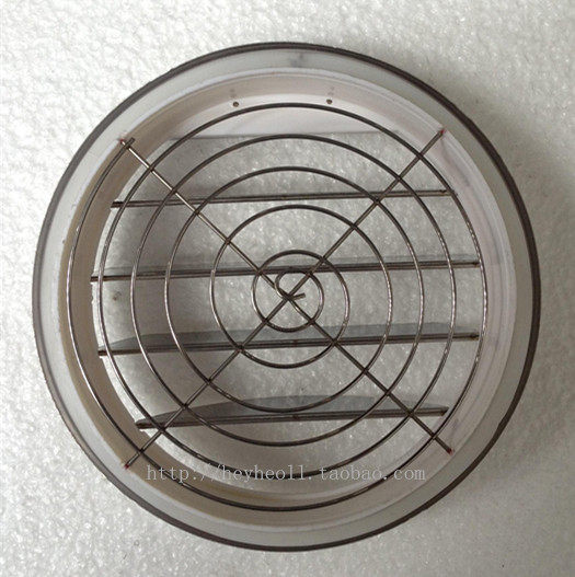 6寸防鼠罩防雨型带网排气风口管头 304不锈网吸油烟机排气扇风口