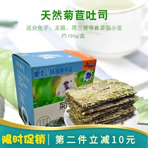 Chicory toast pet rabbit Chinchow pig snacks Hay heat clearing and detoxification anti-inflammatory summer snacks