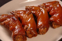 Mr. Suzhou Wangs pork government-Jiang Zhejiang Shanghai features tasty recipes of red burning pork hoof 2 whole one copy