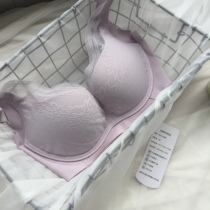 Light luxury custom free without steel ring small chest gathering anti-shifting skin cotton seamless underwear