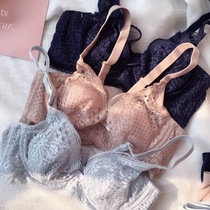 Big chest small non-sponge ultra-thin bra lace sexy soft steel ring on the BCD Cup real color underwear