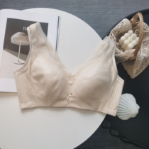 No steel ring large breasts display small health care full cups ultra-thin silk slip no sponge to receive auxiliary milk healthy adjustment mask underwear