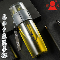 Rich Light Champ Tea Maker Plastic Sports Water Cup Creative Mug Space Cup to carry a cover cup 400ml
