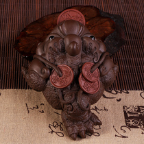 Purple tea favor decoration boutique ke yang toad tea cha wan tea toad fine the sale of handy crafts in our lucky tea tea ceremony