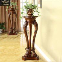 Eurostyle flower shelf indoor living-room minimalist floor-style upscale shelf wood creative green loo luxurious balcony flowerpots
