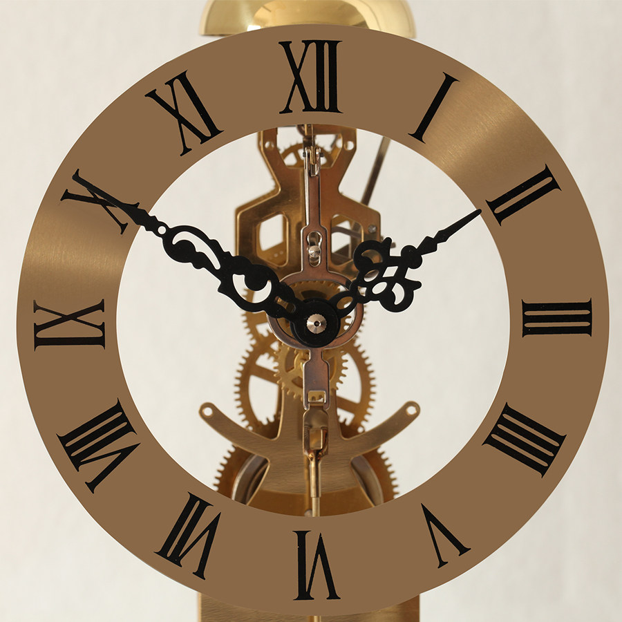 北极星机芯利时达透视立钟大座钟客厅创意欧式白色实木