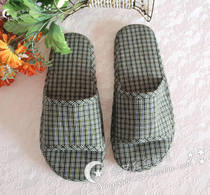 Slipper lovers slippers twill fabric slippers home shoes home shoes for men and women